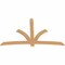 Ekena Millwork Davenport Timber Gable Bracket, Western Red Cedar, 96"W x 60"H x 1 1/2"D x 5 1/2"F, 15/12 Pitch GBW096X60X0206DAV00SWR - alternate 4